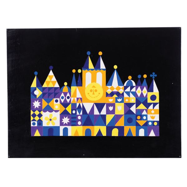 "It's a Small World" Concept Painting by Mary Blair.