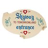 Image 1 : A Skyway to Tomorrowland Entrance Sign.