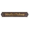 Image 1 : A Fantasyland Skyway Stroller Pickup Sign.