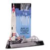 Image 1 : A Moonliner Rocket & Poster Desk Lamp.