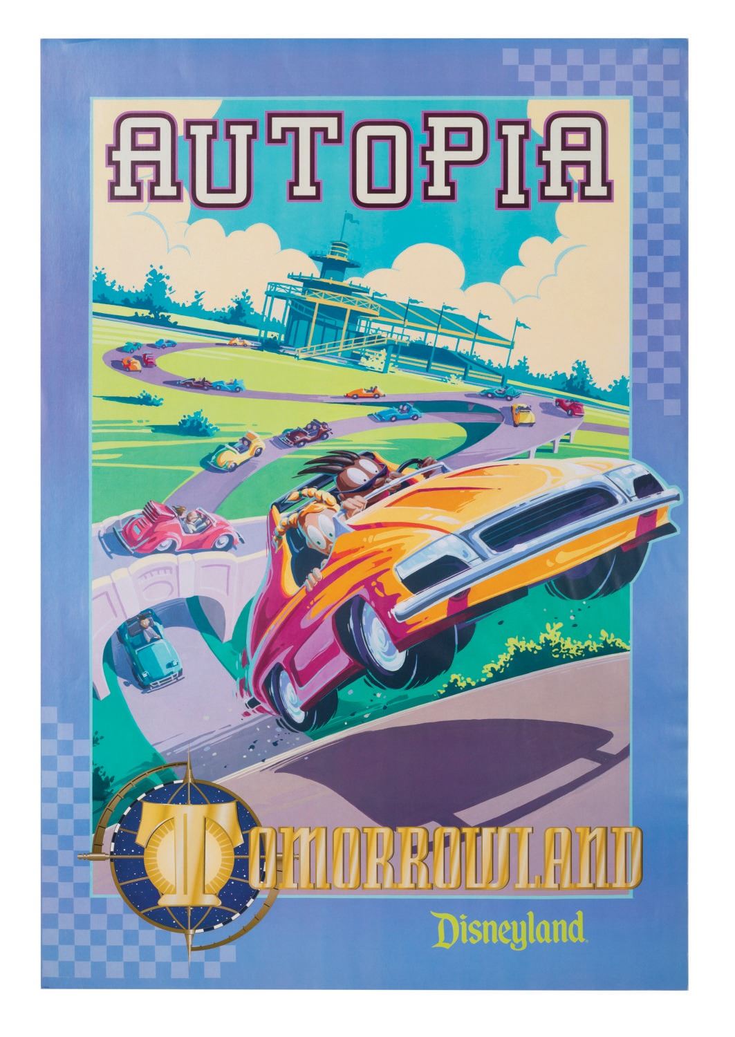 Autopia Uniform Autopia New Tomorrowland Gallery Attraction Poster - Van Eaton Galleries
