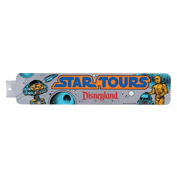 A Star Tours Bumper Sticker.