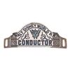 Image 1 : A Walt Disney World Railroad Conductor Hat Badge.