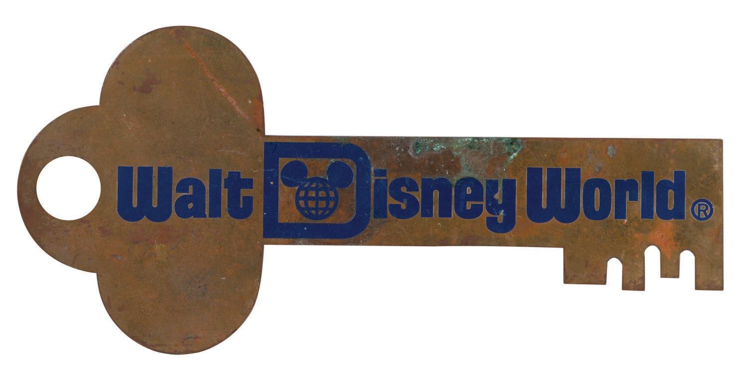 Walt Disney World Key Sign. - Van Eaton Galleries