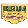 Image 1 : A WDW Horseless Carriage to Cinderella Castle Sign.