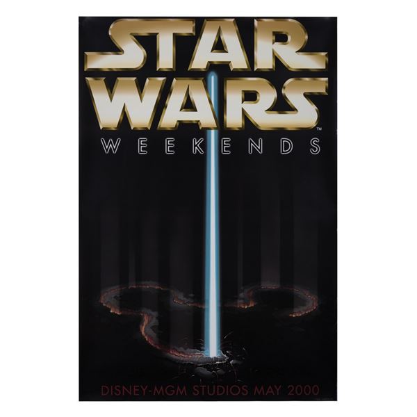 A Star Wars Weekends Poster.