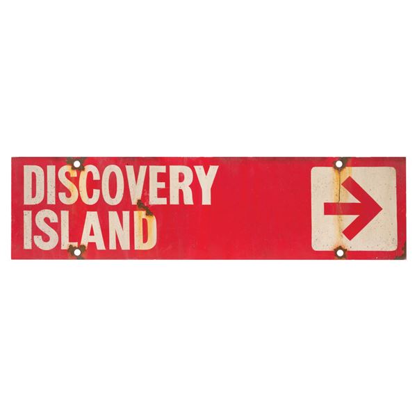 A Discovery Island Sign.