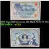 Image 1 : 1908 Imperial Gremany 100 Mark Note P# 33A Grades vf+