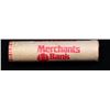 Image 3 : Shotgun Lincoln 1c roll, 1980-p 50 pcs Merchants Bank Wrapper.