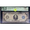 Image 2 : PCGS 1914 $10 Large Size Blue Seal Federal Reserve Note Atlanta, GA 6-F Graded f12 By PCGS