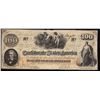 Image 2 : 1862 $100 Confederate States of America CSA Bank Note T-41 Grades vf++