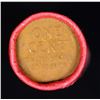 Image 2 : Mixed small cents 1c orig shotgun roll, Wheat Cent, 1901 Indian Cent other end, Coca Cola Brandt Wra
