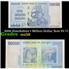 2008 Zimababwe 1 Million Dollar Note P# 77 Grades Choice AU/BU Slider