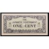 Image 2 : 1942 Malaya Under Japanese Occupation (JIM) 1 Cent Note P# M1B Grades Gem CU