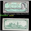 1960-1967 Canada 1 Dollar Note P# 84A Grades Choice AU/BU Slider