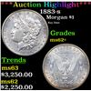Image 1 : ***Auction Highlight*** 1883-s Morgan Dollar $1 Graded Select Unc BY USCG (fc)