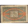 Image 2 : 1920 Weimar Germany 10 Mark Note P# 67A Grades vf, very fine