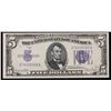 Image 2 : 1934D $5 Blue Seal Silver Certificate Grades Choice CU