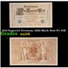 Image 1 : 1910 Imperial Gremany 1000 Mark Note P# 45B Grades Choice AU/BU Slider