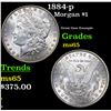 Image 1 : 1884-p Morgan Dollar $1 Grades GEM Unc