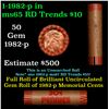 Image 1 : Shotgun Lincoln 1c roll, 1982-p 50 pcs Brandt 50c Wrapper.
