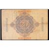 Image 3 : 1909 Imperial Gremany 20 Mark Note P# 37 Grades vf+