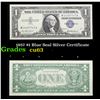1957 $1 Blue Seal Silver Certificate Grades Select CU
