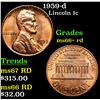1959-d Lincoln Cent 1c Grades GEM++ RD