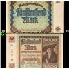 Image 1 : 1922 Weimar Germany 5,000 Mark Note P# 81B Grades Choice AU/BU Slider