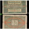 Image 1 : 1920 Weimar Germany 10 Mark Note P# 67A Grades f+