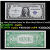Rare 1935 'Double Date' $1 Blue Seal Silver Certificate Grades Gem CU