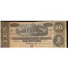 Image 2 : 1864 $10 Confederate Note, T-68 CSA Grades xf