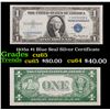 1935a $1 Blue Seal Silver Certificate Grades Gem CU