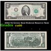 2003 $2 Green Seal Federal Reserve Note Grades Gem+ CU