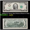 2003a $2  Green Seal Federal Reserve Note Grades Gem CU