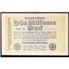 Image 2 : 1923 Weimar Germany 10 Millionen Mark Note P# 106C Grades Choice AU/BU Slider