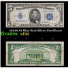 1934A $5 Blue Seal Silver Certificate Grades vf++