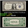 1935E $1 Blue Seal Silver Certificate Grades Choice CU