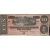 Image 2 : 1864 $10 Confederate Note, T-68 CSA Grades xf