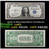 1935a $1 Blue Seal Silver Certificate Grades Gem CU