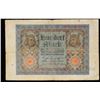 Image 2 : 1920 Weimar Germany 100 Mark Note P# 69A Grades vf, very fine