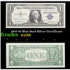 1957 $1 Blue Seal Silver Certificate Grades Choice AU/BU Slider
