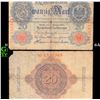 Image 1 : 1914 Imperial Gremany 20 Mark Note P# 46A Grades f+