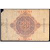 Image 3 : 1914 Imperial Gremany 20 Mark Note P# 46A Grades f+