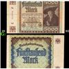Image 1 : 1922 Weimar Germany 5,000 Mark Note P# 81B Grades vf++