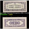 Image 1 : 1942 Malaya Under Japanese Occupation (JIM) 1 Cent Note P# M1B Grades Select CU