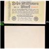 Image 1 : 1923 Weimar Germany 10 Millionen Mark Note P# 106D Grades Select CU