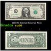 Image 1 : 1999 $1 Fderal Reserve Note Grades Gem+ CU