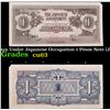 Image 1 : 1943 Malaya Under Japanese Occupation 1 Pesos Note (JIM) P# M5C Grades Select CU