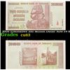 Image 1 : 2008 Zimababwe 200 Million Dollar Note P# 81 Grades Select CU